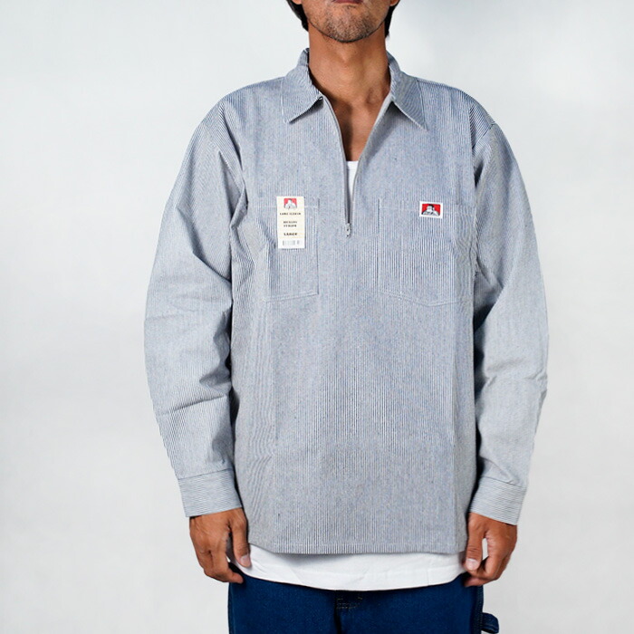 楽天市場】ハーフジップ ワークシャツの通販