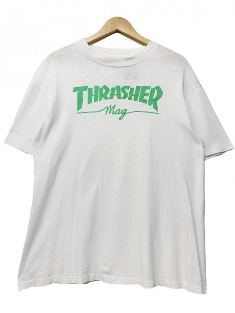 楽天市場】USA製 80s THRASHER MAG Logo Print S/S Tee 白 L