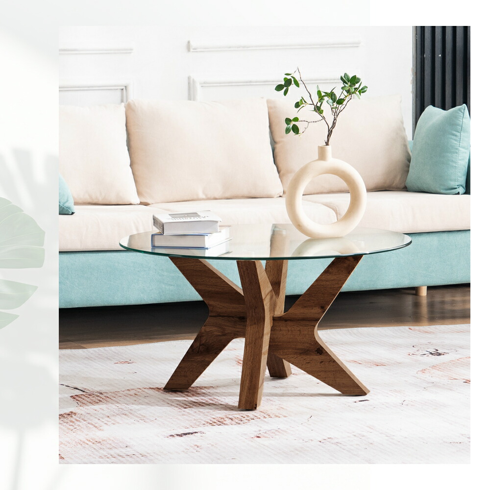 楽天市場】【レビュー特典あり】Newvalue ローテーブル ガラステーブル