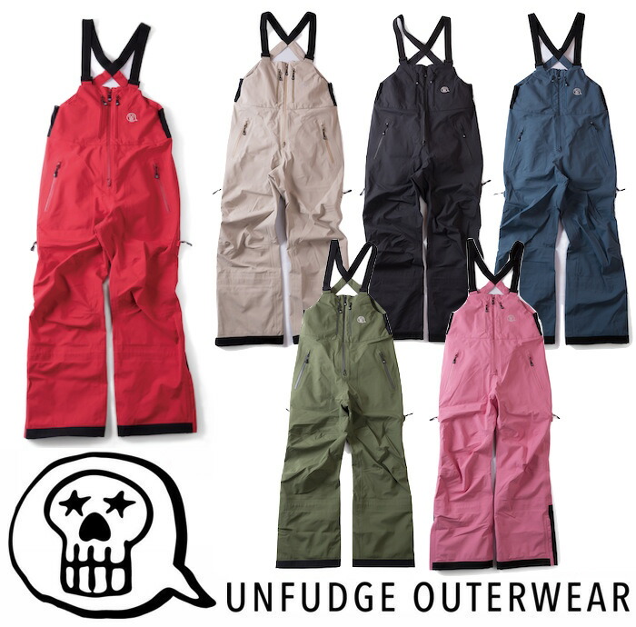 楽天市場】unfudge アンファッジ 23-24モデル PEEP BIB PANTS ウェアー