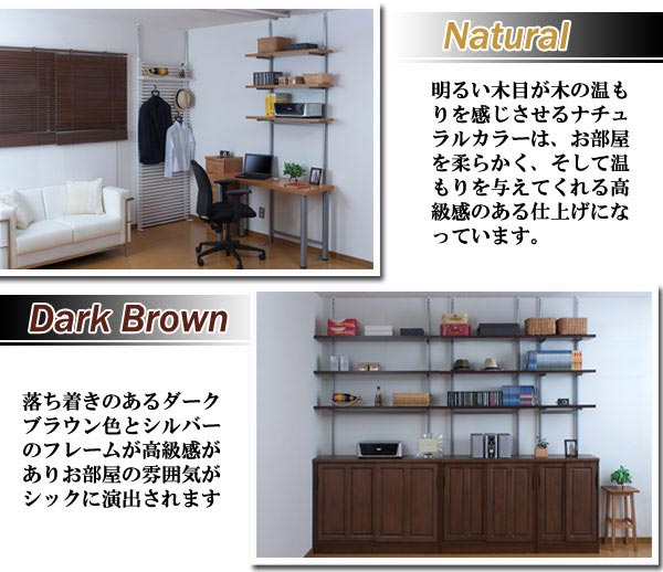 楽天市場】突っ張りウォールシェルフ3段 幅120cm 【機能的】【つっぱり