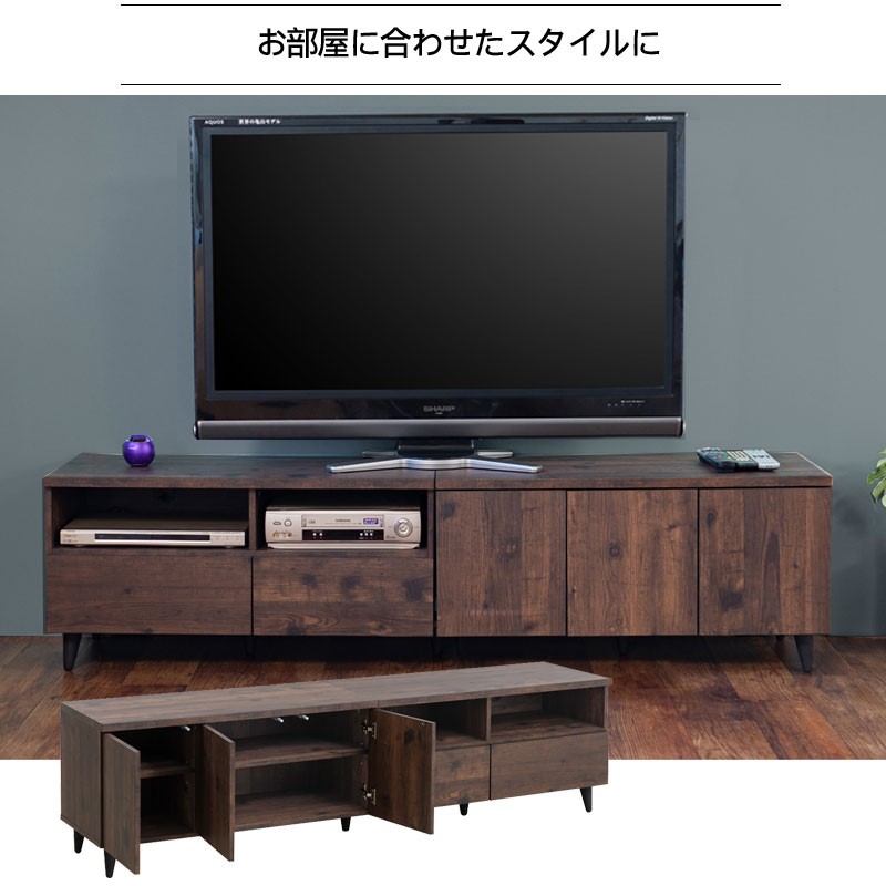 楽天市場】【ARIZONA】連結で幅を自在に変えられるローボード 幅180 高