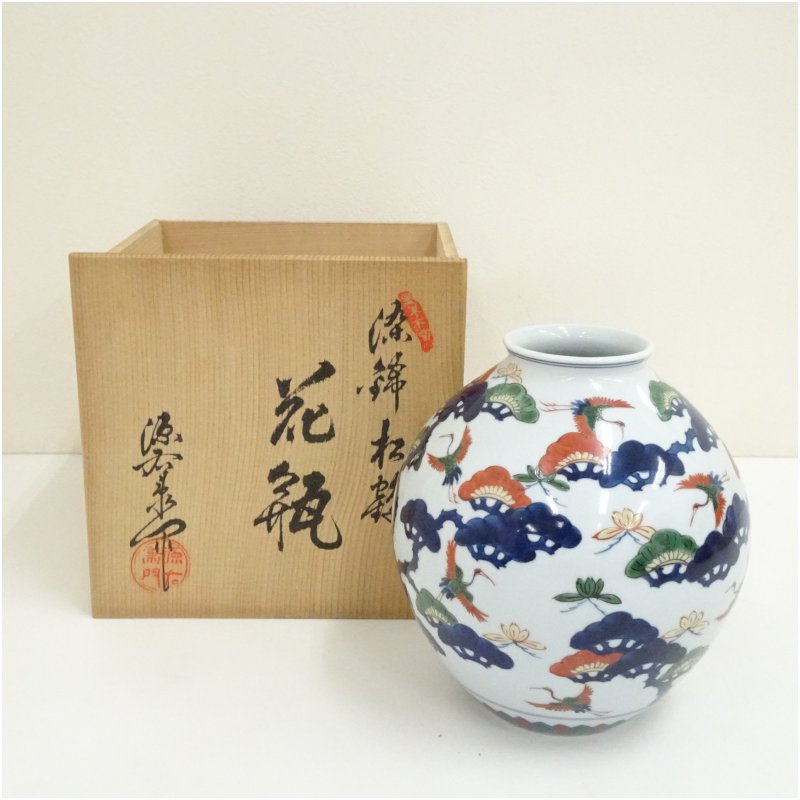 楽天市場】花瓶 源右衛門の通販