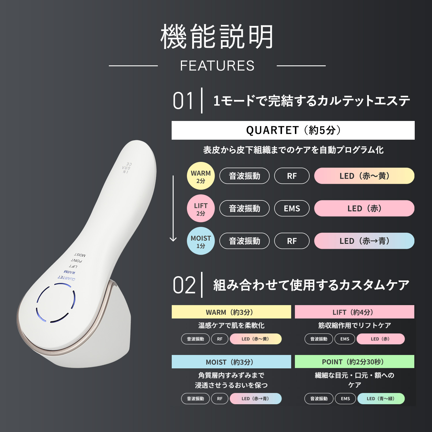 楽天市場】SS限定P10倍【音波の“引く力”でリフトケア】INGRACE