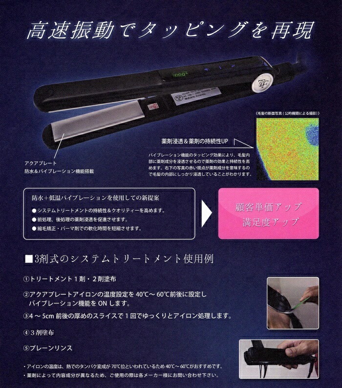 楽天市場】ケアライズ アクアプレート WP ヘアアイロン SI-200V : Next