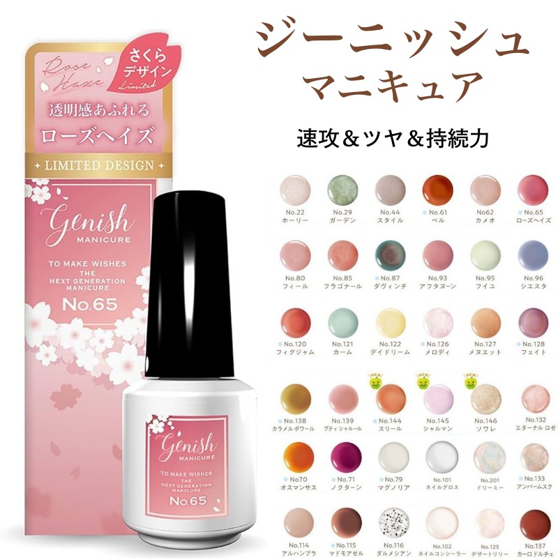 楽天市場】ジーニッシュマニキュア 8ml ネイルポリッシュ マニキュア