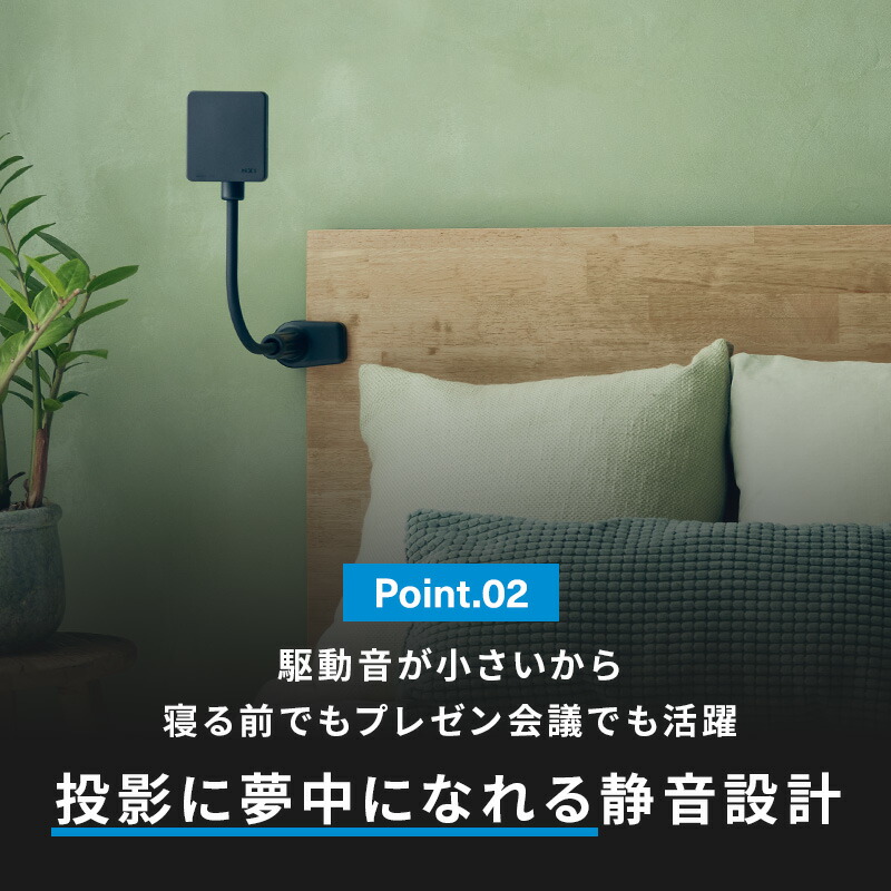 楽天市場】プロジェクター ベッドルーム NX1 ホームプロジェクター