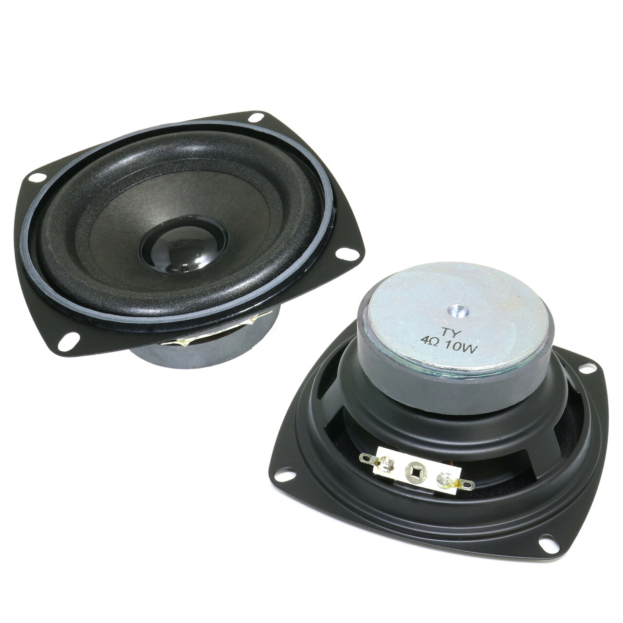 楽天市場】P1000K互換形状 10cm フルレンジスピーカーユニット 3.5