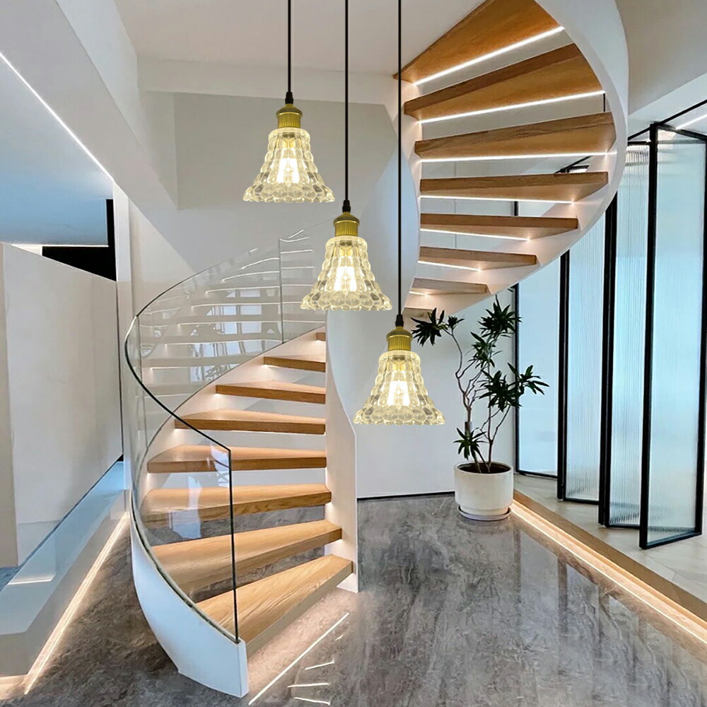 楽天市場】ペンダントライト ガラス 吊り下げライト 北欧 レトロ