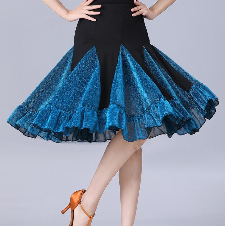 楽天市場】ひざ丈スカート ダンススカート 社交ダンス衣装 大きい裾