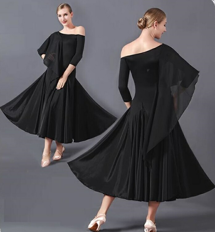 楽天市場】肩出し タイトワンピース ラテンドレス ダンスドレス 社交