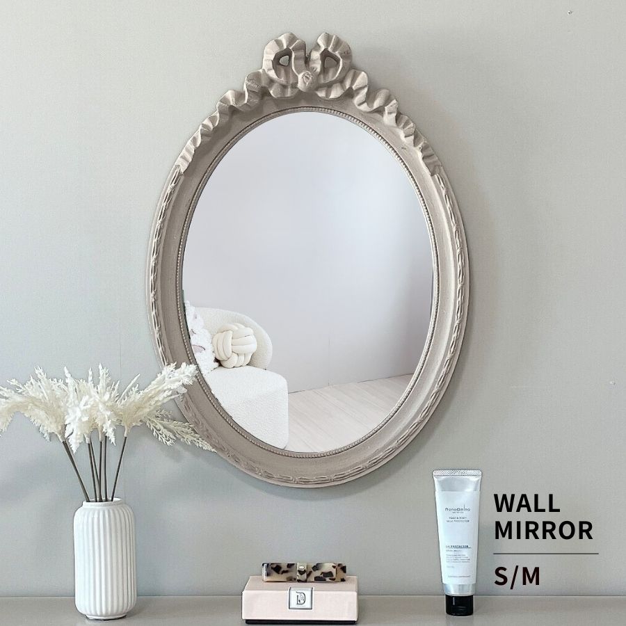 楽天市場】【15%OFFクーポン4日20時〜】 鏡 壁掛け アンティーク 楕円