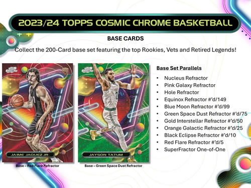 楽天市場】2023-24 TOPPS COSMIC CHROME HOBBY BOX（送料無料