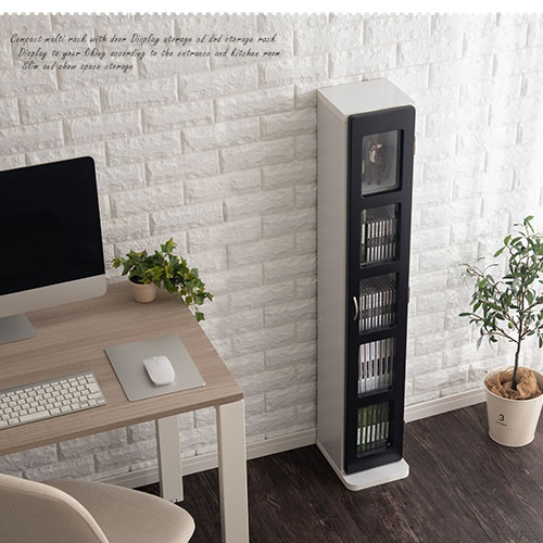 楽天市場】DVDラック ラック 木製 シェルフ すきま ホワイト