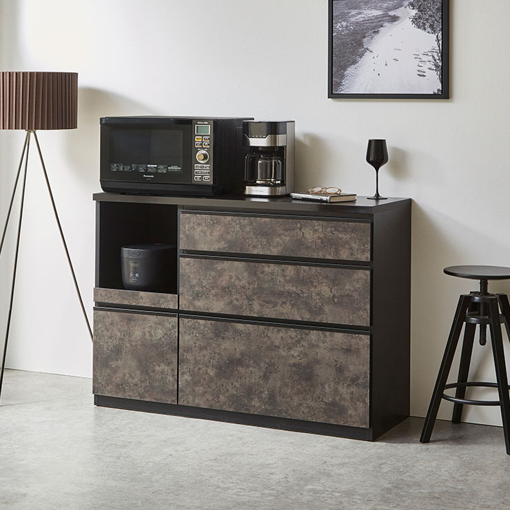 楽天市場】☆55%OFF☆ 食器棚 ロータイプ キッチンカウンター 収納