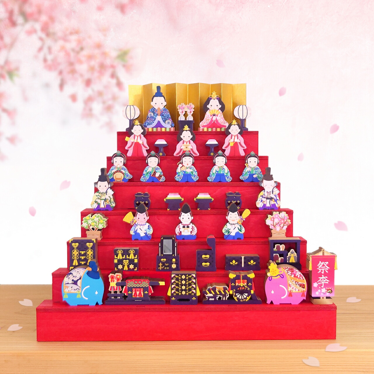 楽天市場】【送料無料】【思い出の春色のおひなちゃん】ナインディ