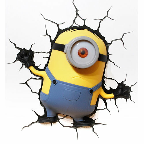 楽天市場】minions Stuart Minion 3D Deco Light ミニオンズ