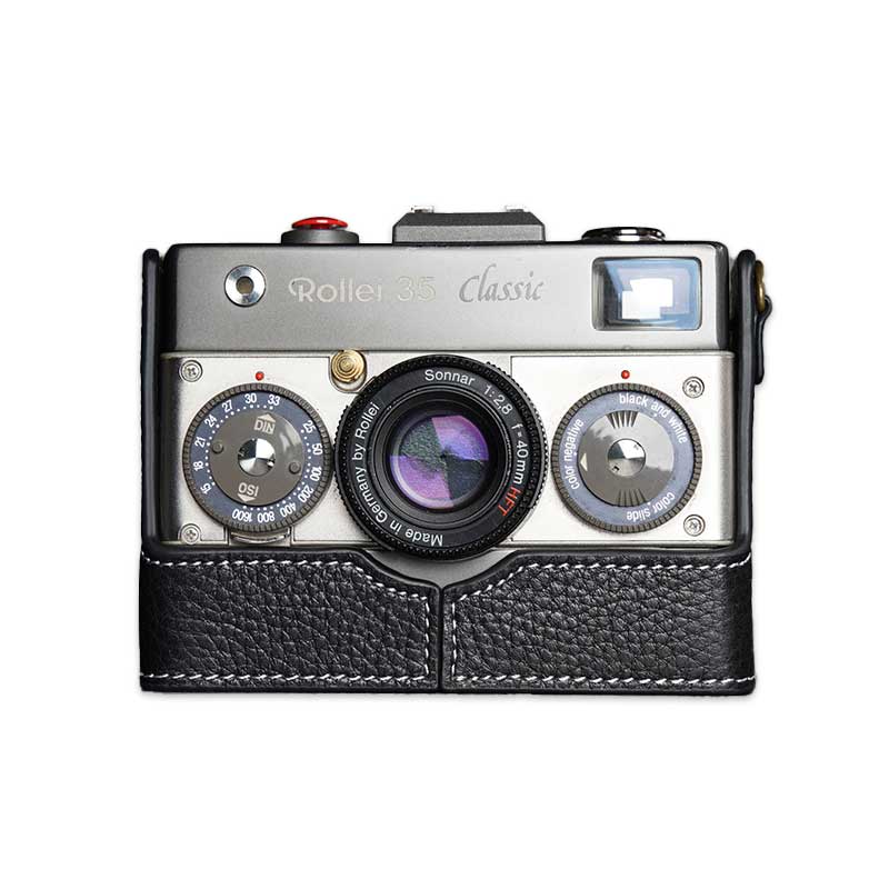 楽天市場】Rollei 35Classic / 35Royal 用 レザー ケース Black