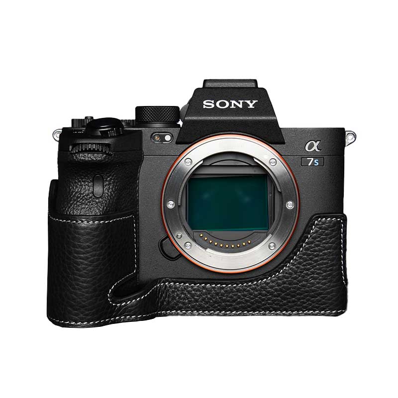 楽天市場】SONY α1 α7S III α7 IV α7R V 用 レザー ケース Black