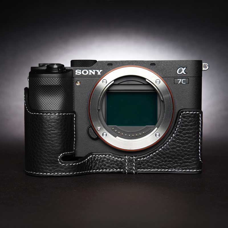 楽天市場】SONY α7C 専用 レザー ケース Black ブラック TP Original