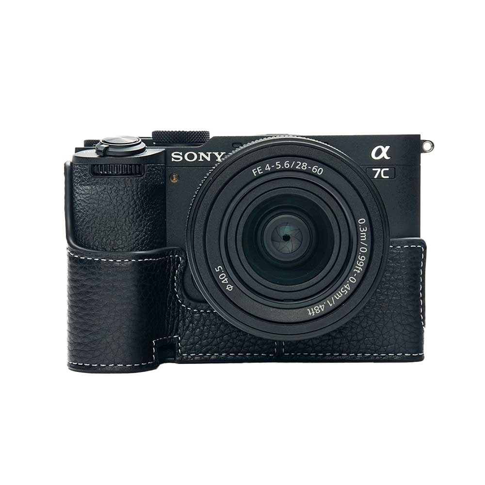 楽天市場】SONY α7C II α7CR 専用 レザー ケース Black ブラック TP