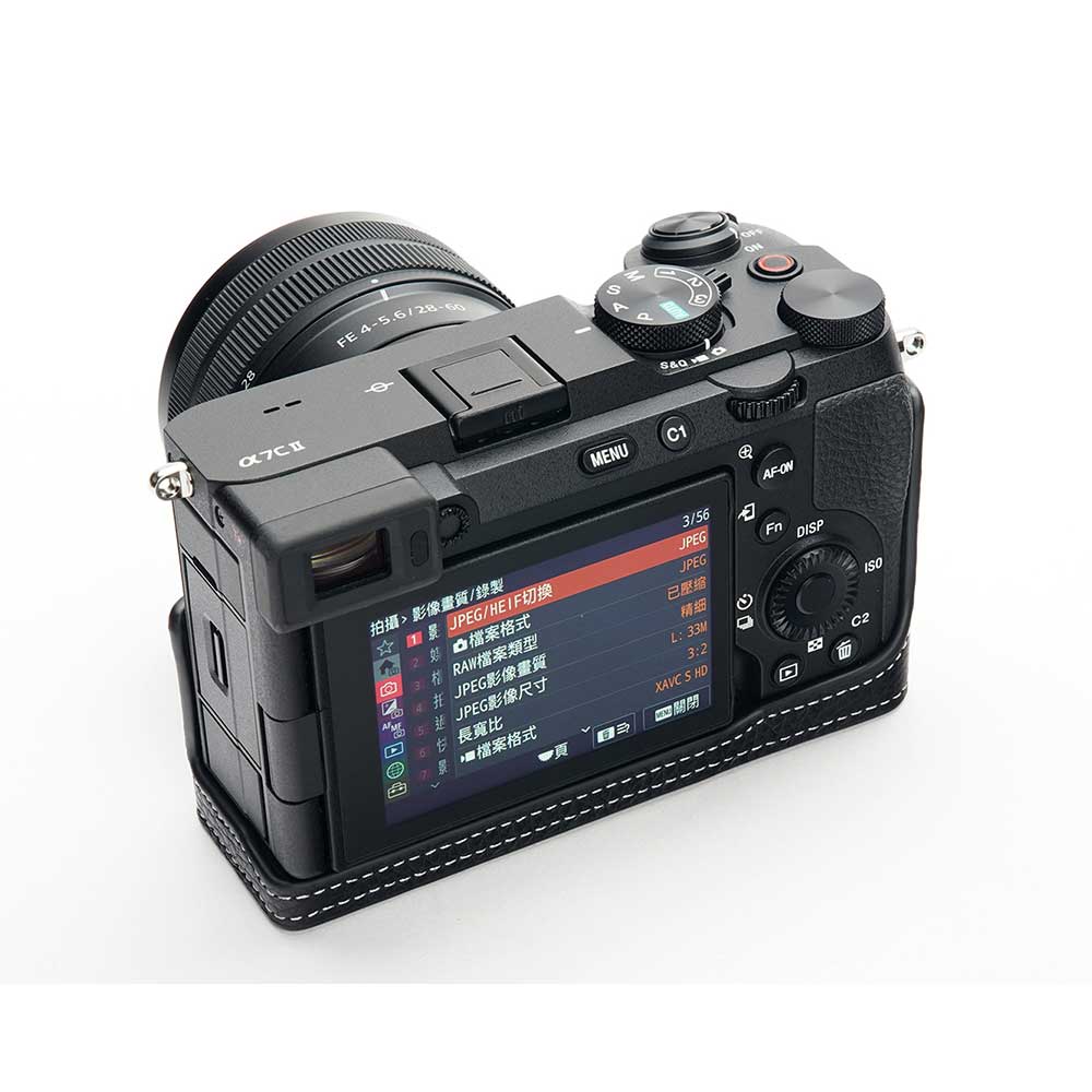 楽天市場】SONY α7C II α7CR 専用 レザー ケース Black ブラック TP