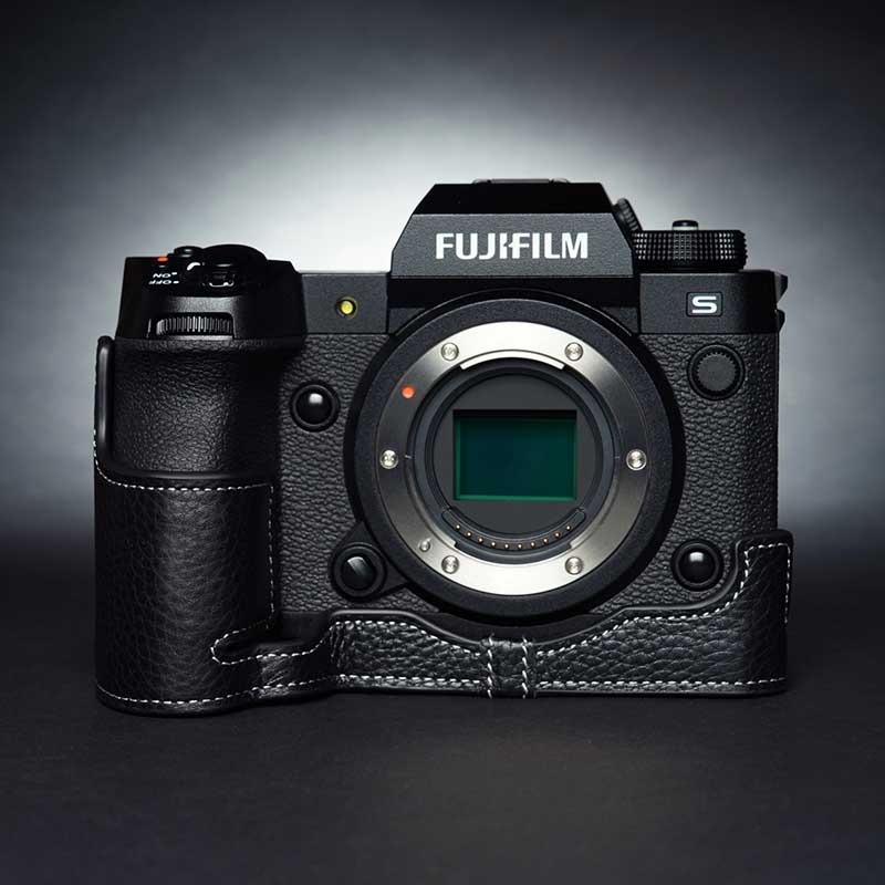 楽天市場】FUJIFILM X-H2S 専用 レザー ケース Black ブラック TP