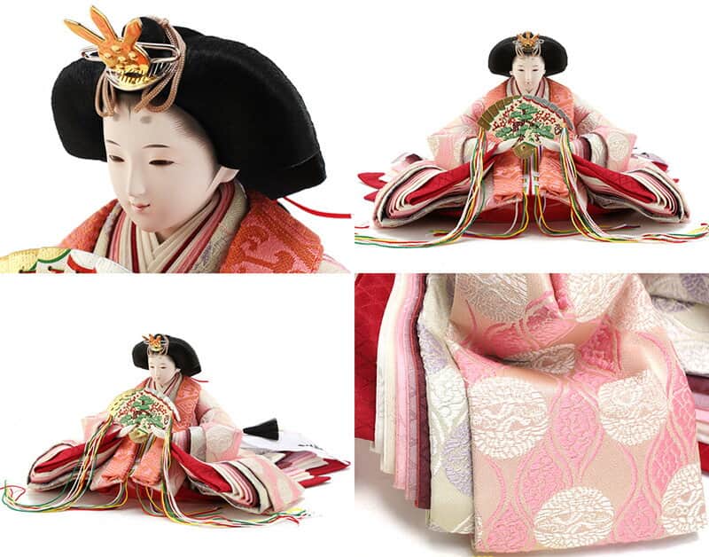 楽天市場】雛人形 コンパクト ひな人形 雛 収納飾り 親王飾り 彦左衛門