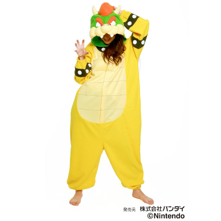 楽天市場】着ぐるみ パジャマ 大人用 フリース クッパ ban231 スーパー