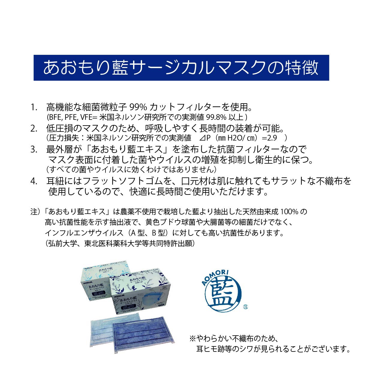 楽天市場】【期間限定価格 楽天スーパーSALE！】あおもり藍サージカル