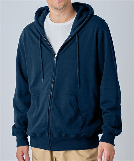 楽天市場】パーカー メンズ M-10Lサイズ 綿100％ 裏毛 フルジップ