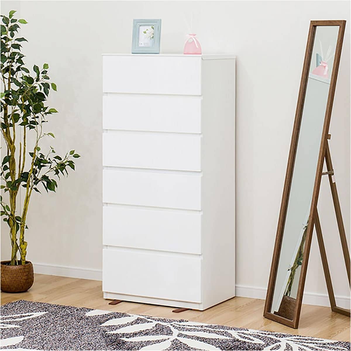 楽天市場】ハイチェスト(クエス 60-6HC) ニトリ 【配送員設置商品