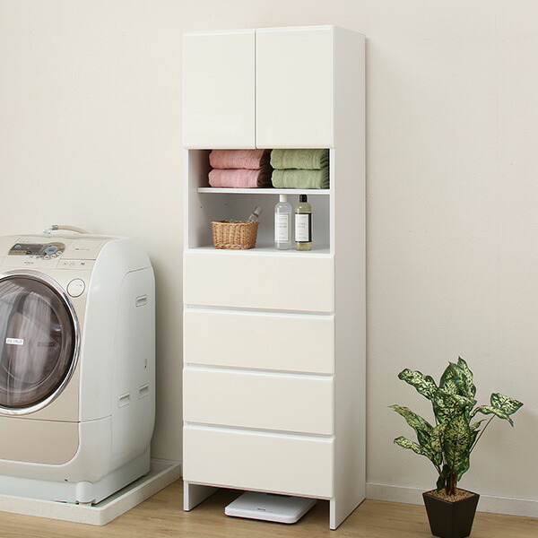 楽天市場】[幅60cm] 隙間収納庫 (フロンティア60 WH D) すきま収納