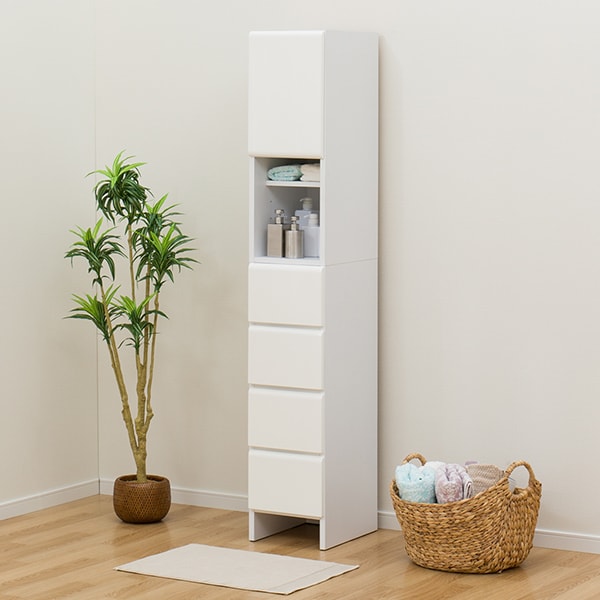 楽天市場】[幅30cm] 隙間収納庫 (フロンティア30 WH D) すきま収納