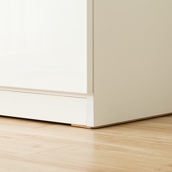 楽天市場】[幅90cm] キッチンボード (レジューム 90TG-S WH/90TH-R WH