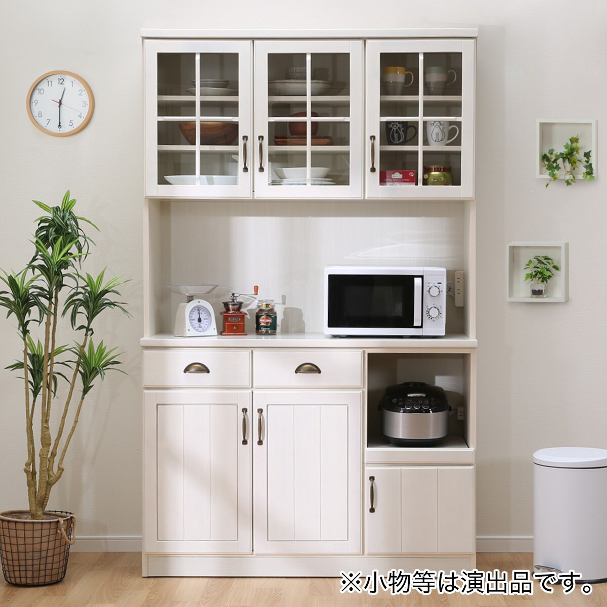 楽天市場】[幅120cm] キッチンボード (ミランダ2 120 WW) ニトリ