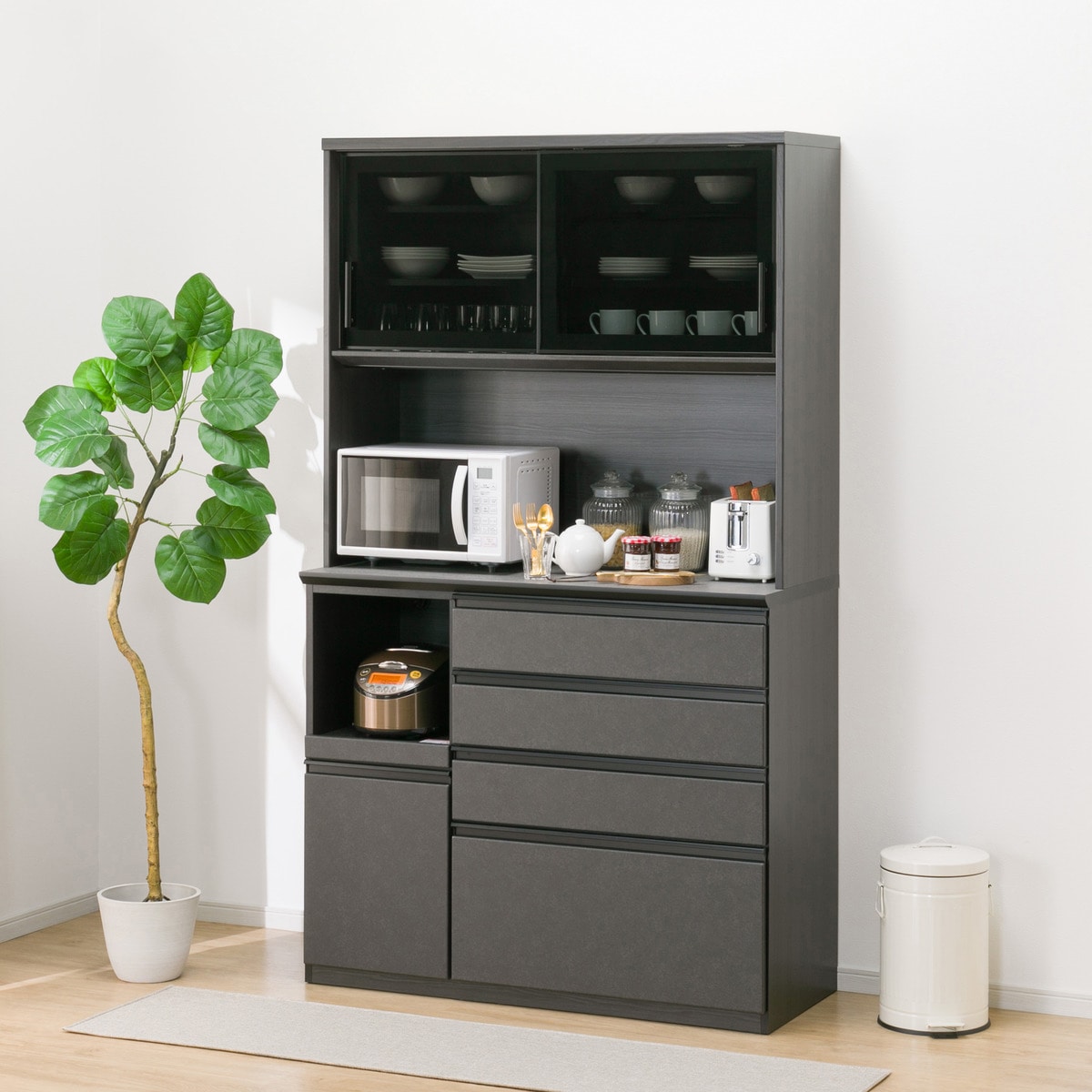 楽天市場】キッチンボード (SP201 120KB GY) ニトリ 【配送員設置商品