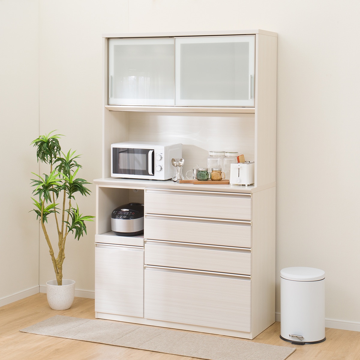 楽天市場】キッチンボード(SP201 120KB WH) ニトリ 【配送員設置商品