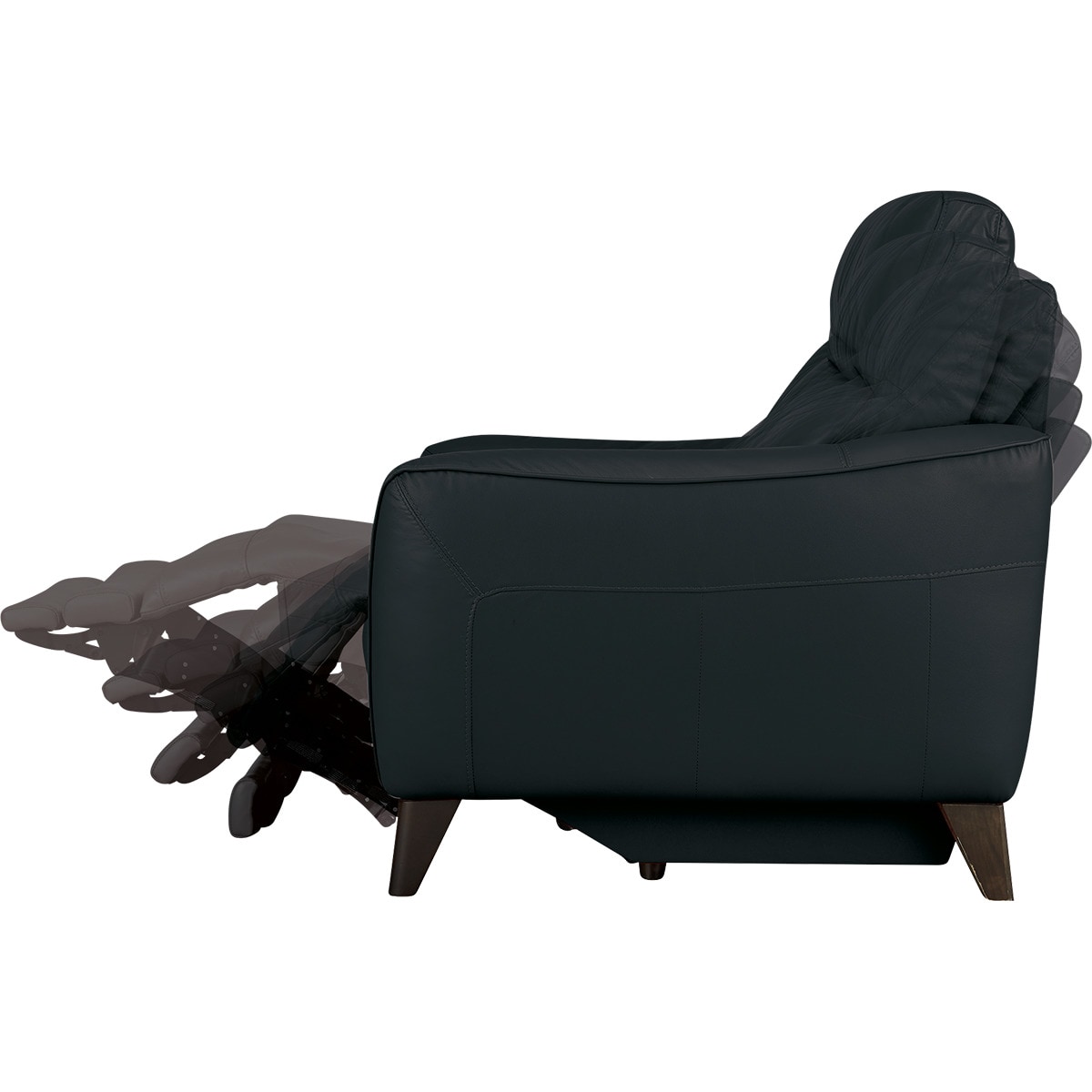 楽天市場】1人掛け 電動リクライニングソファ (アネーロ 厚革タイプ NV