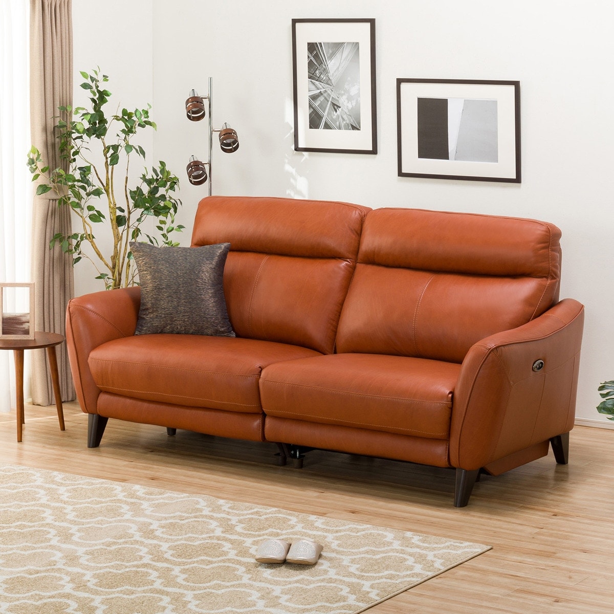 楽天市場】3人掛け 2人掛け 電動リクライニングソファ(アネーロ