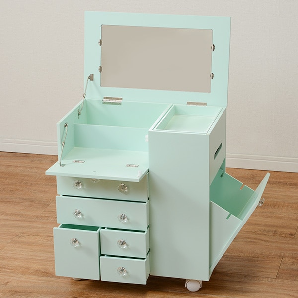 楽天市場】たっぷり収納コスメドレッサーワゴン ニトリ メーカー直送