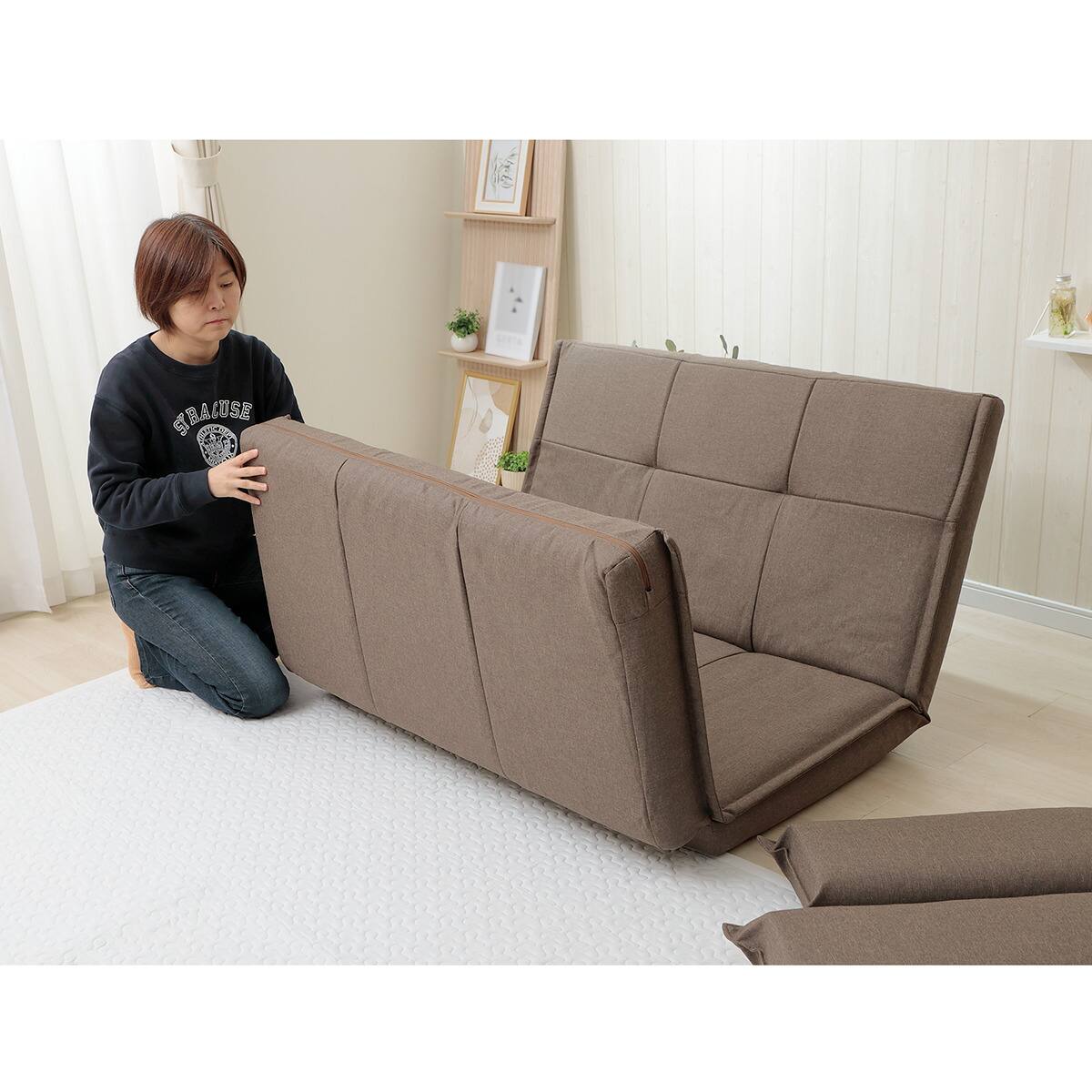 楽天市場】リクライニングソファベッド （リズム） ニトリ メーカー