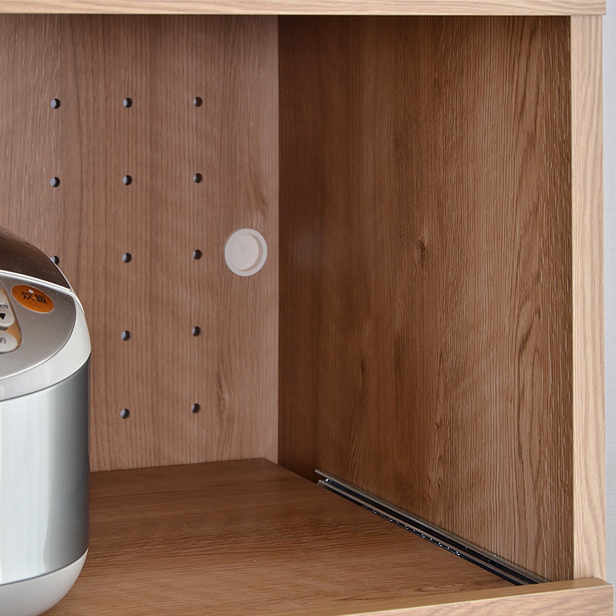 楽天市場】ごみ箱が入るキッチンラック （高さ約128cm LBR） ニトリ