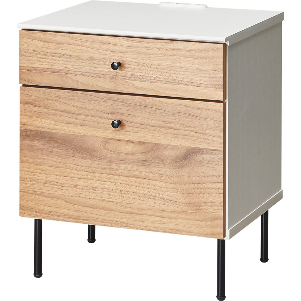 楽天市場】幅43cm サイドテーブル (モリーナ 2段) サイドテーブル