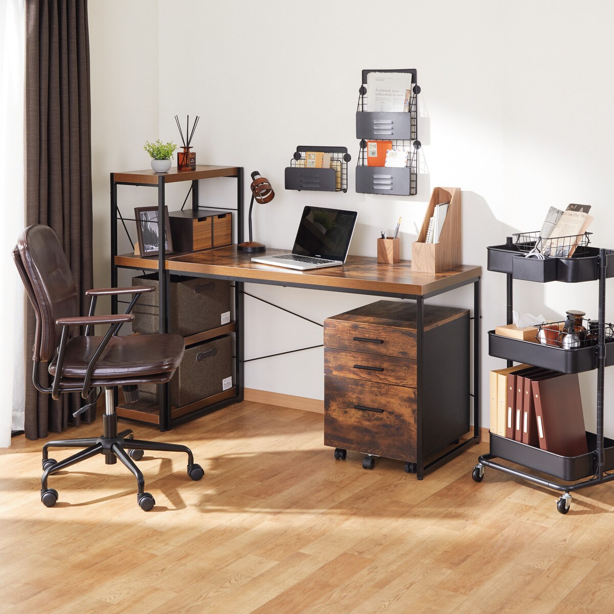 楽天市場】デスク (N ステイン 120) ニトリ 【玄関先迄納品】 【1年