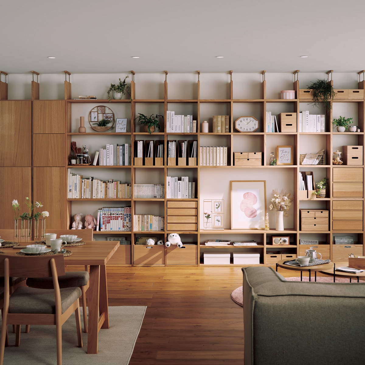 楽天市場】[幅39cm] 壁面ユニット 追加パーツ (コネクト 1段用扉