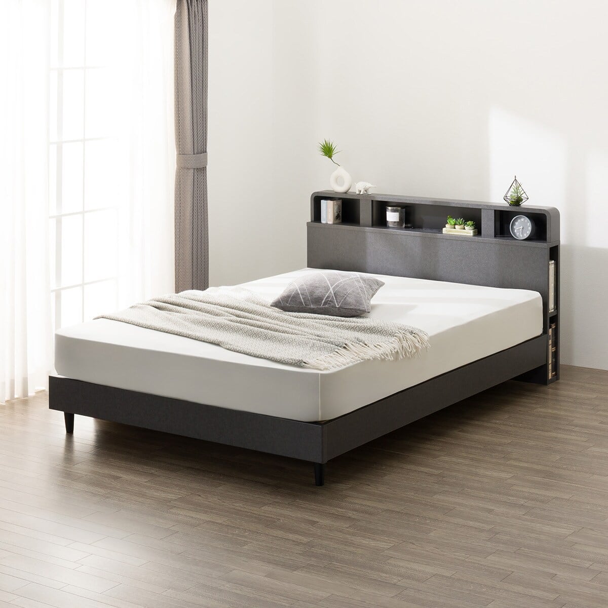 楽天市場】すのこダブルフレーム(NS-006 LEG/LOW)【配送員設置商品