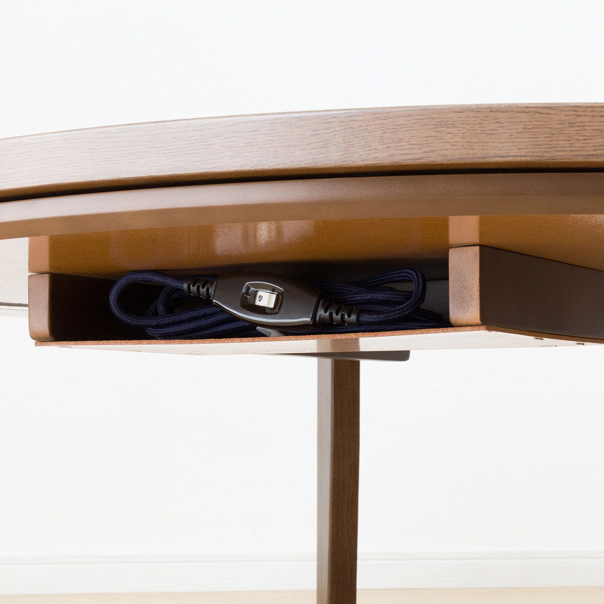 楽天市場】継脚付き円形リビングこたつ(WW01 105 MBR)【玄関先迄納品