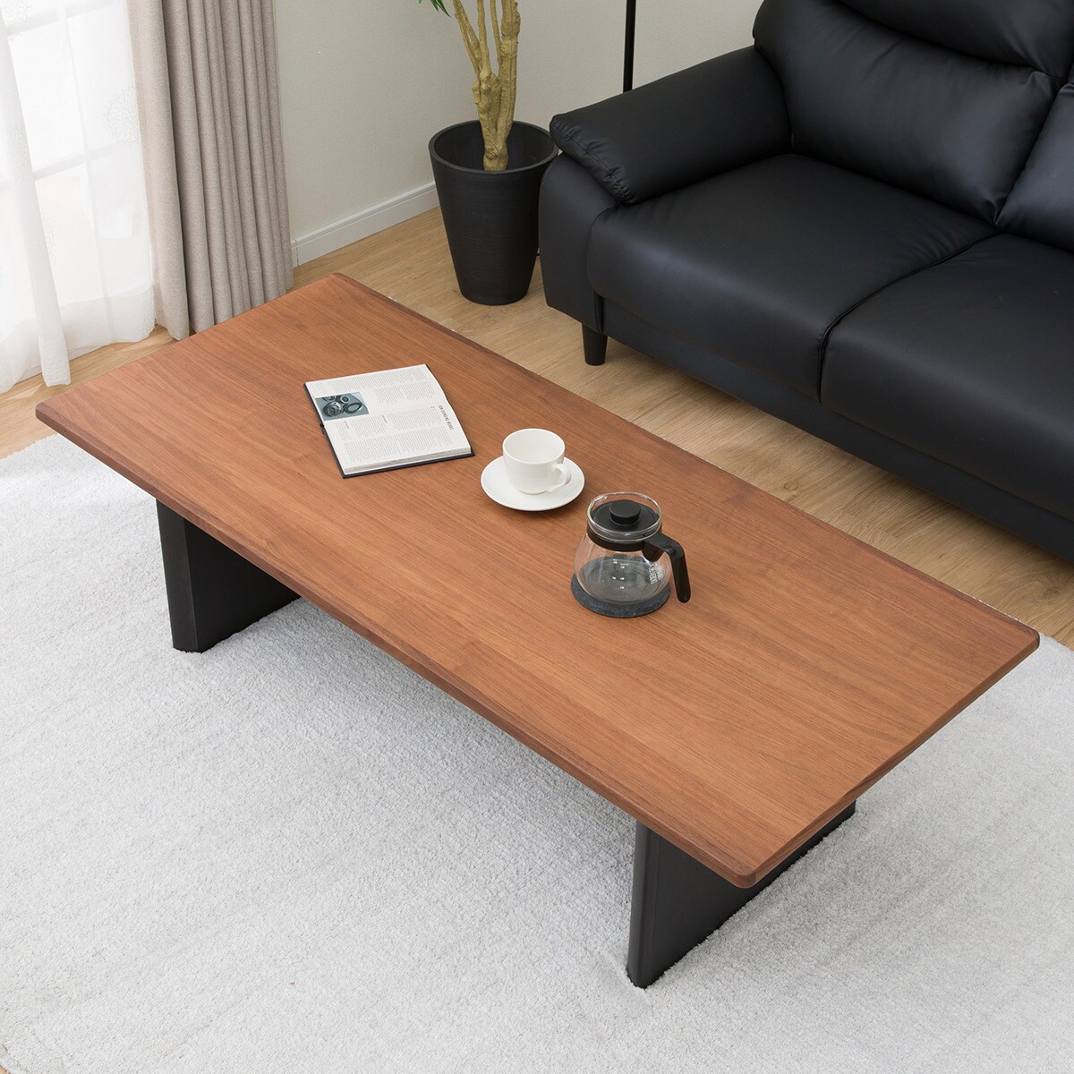 楽天市場】センターテーブル(KM04 135 T17497XRG MBR) ニトリ 【配送員