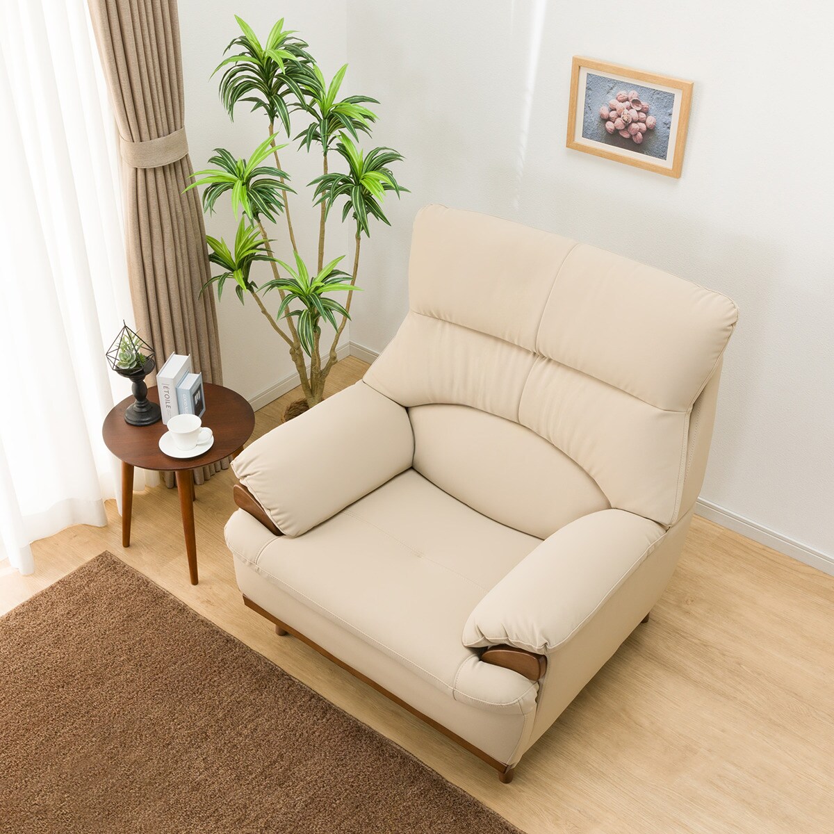 楽天市場】傷・汚れに強い合成皮革 1人掛けソファ(PD02-2 Nシールド